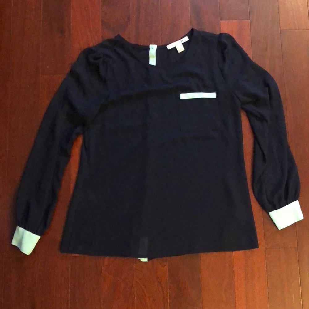 Forever 21 Color Block Blouse
